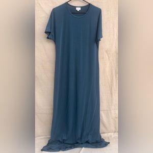 LuLaRoe Navy Blue Maxi Dress